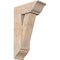 Ekena Millwork Traditional Traditional Smooth Bracket w/ Offset Brace, Douglas Fir, 7 1/2"W x 18"D x 30"H BKT0806X18X30TRA01SDF - alternate 1
